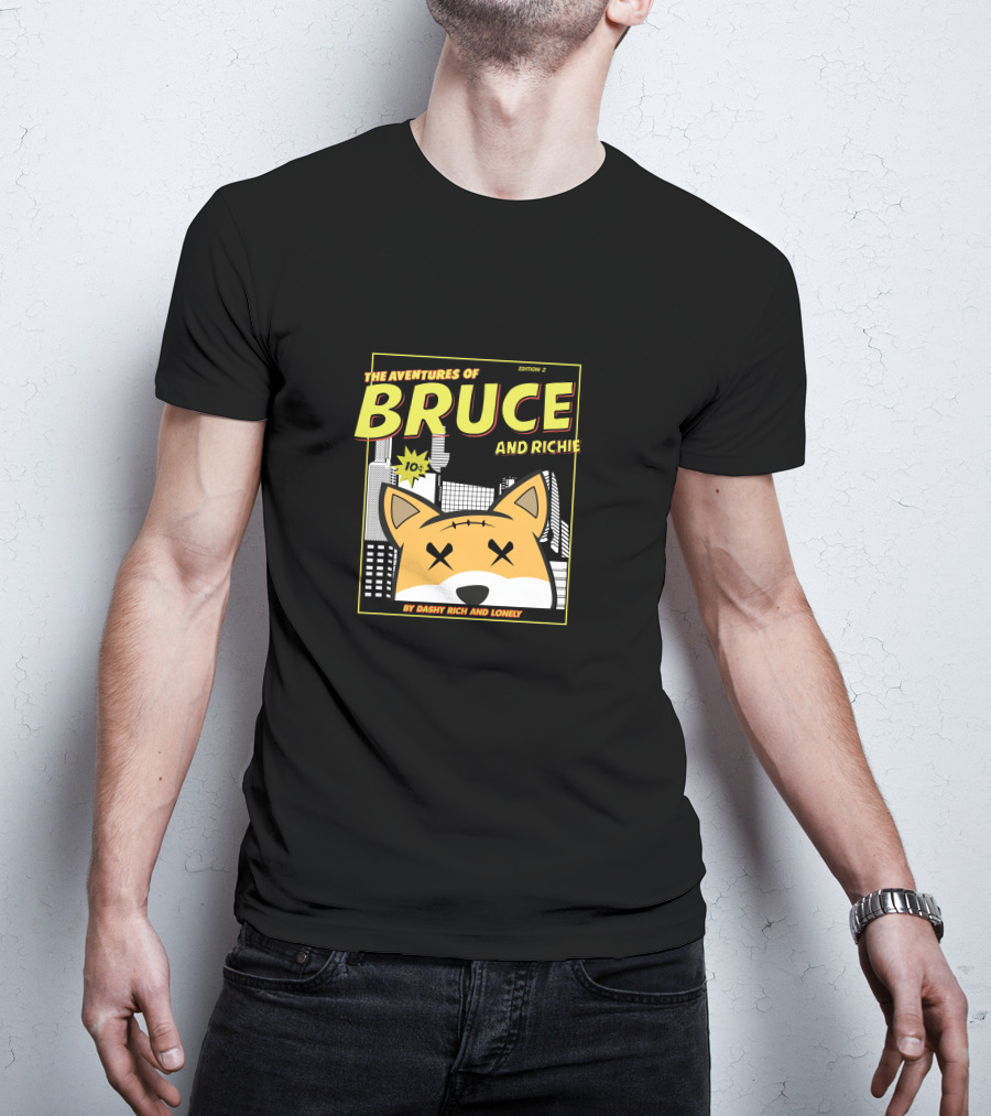 The Aventures Of Bruce And Richie Edition 2 By Dashy Rich And Lonely T-Shirt