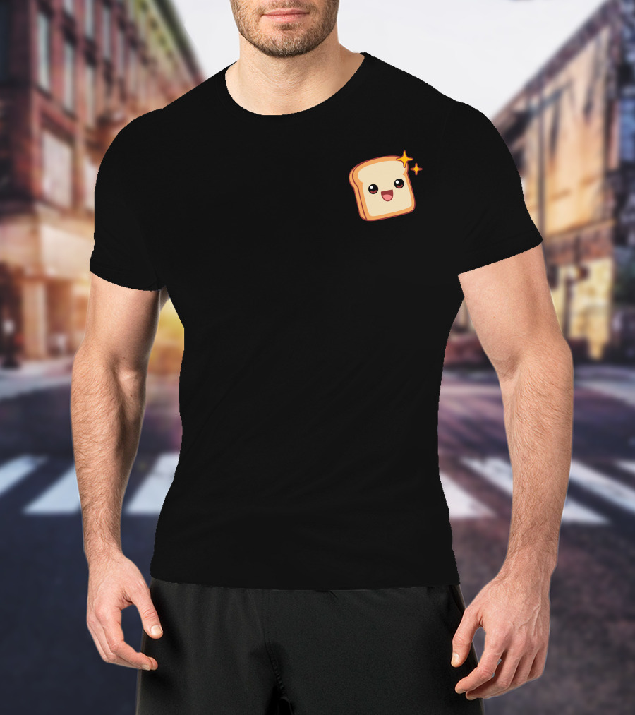SP33DY X SIDEARMS FRIENDSHIP BREAD LIMITED TIME Toast Emoji T-Shirt