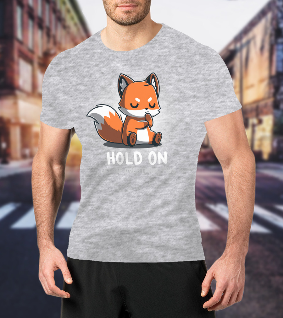 TeeTurtle Hold On Let Me Overthink This Fox T-Shirt