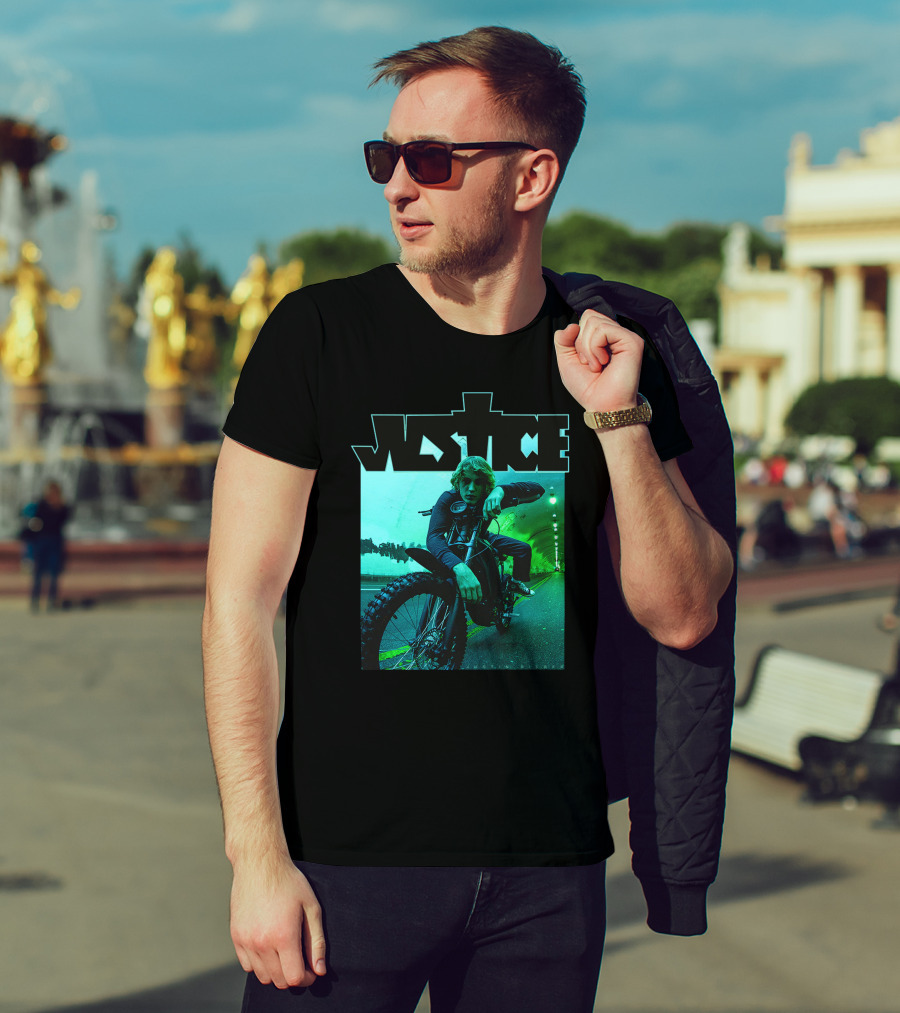 Justice Dirt Bike Photo Merch Justin Bieber T-Shirt