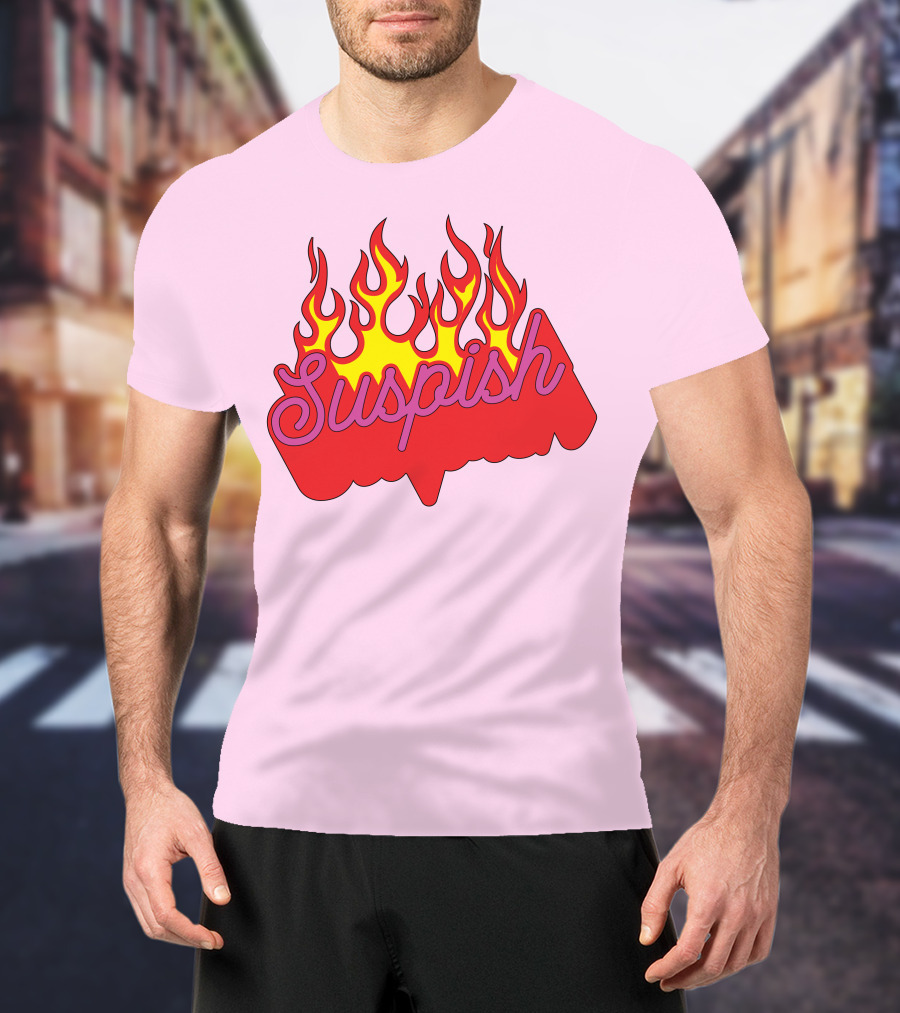 Bailey Sarian Suspish Flame Light Pink T-Shirt