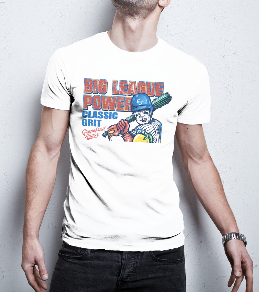 Big League Power Classic Grit Grapefruit Flavor T-Shirt