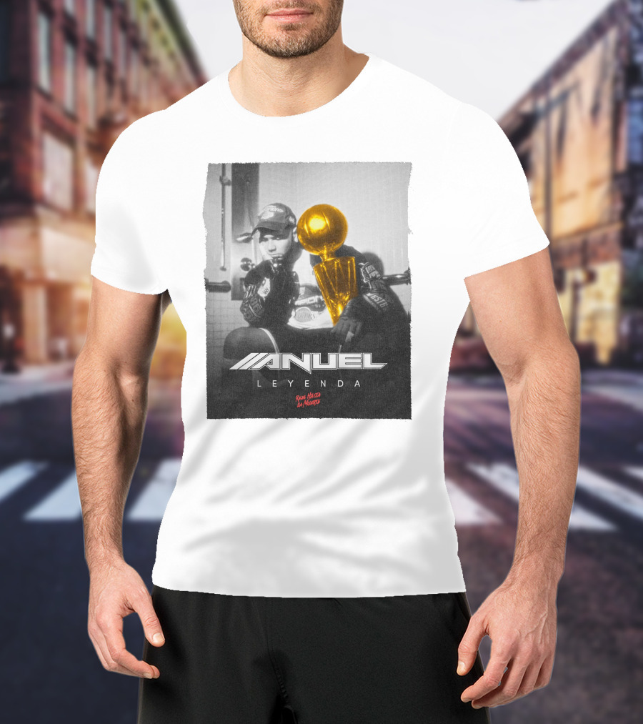 Anuel AA Leyenda Real Hasta La Muerte Gold Trophy T-Shirt