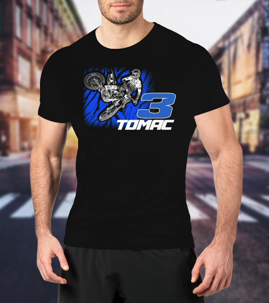 Tomac 3 Yamaha Motocross Racing Merchandise T-Shirt