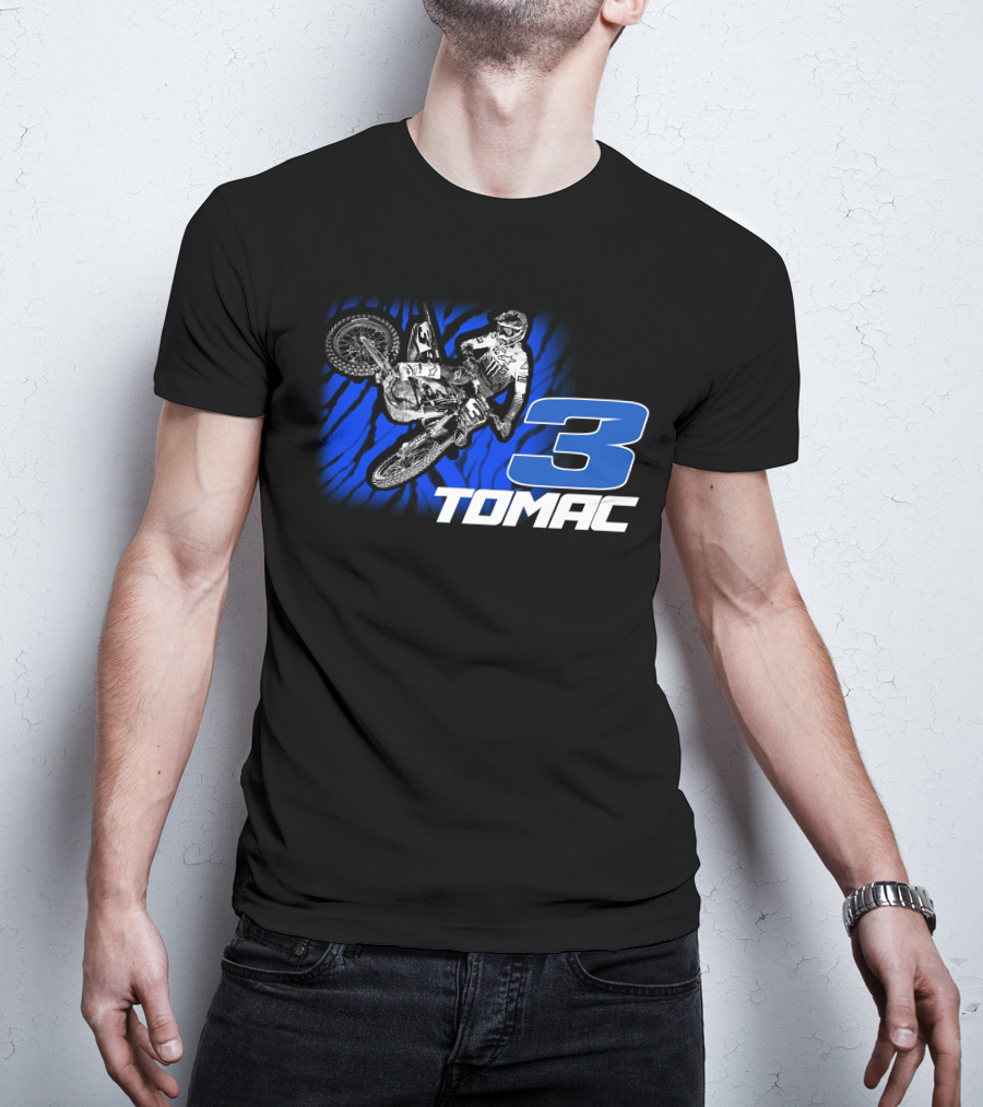 Tomac 3 Yamaha Motocross Racing Merchandise T-Shirt