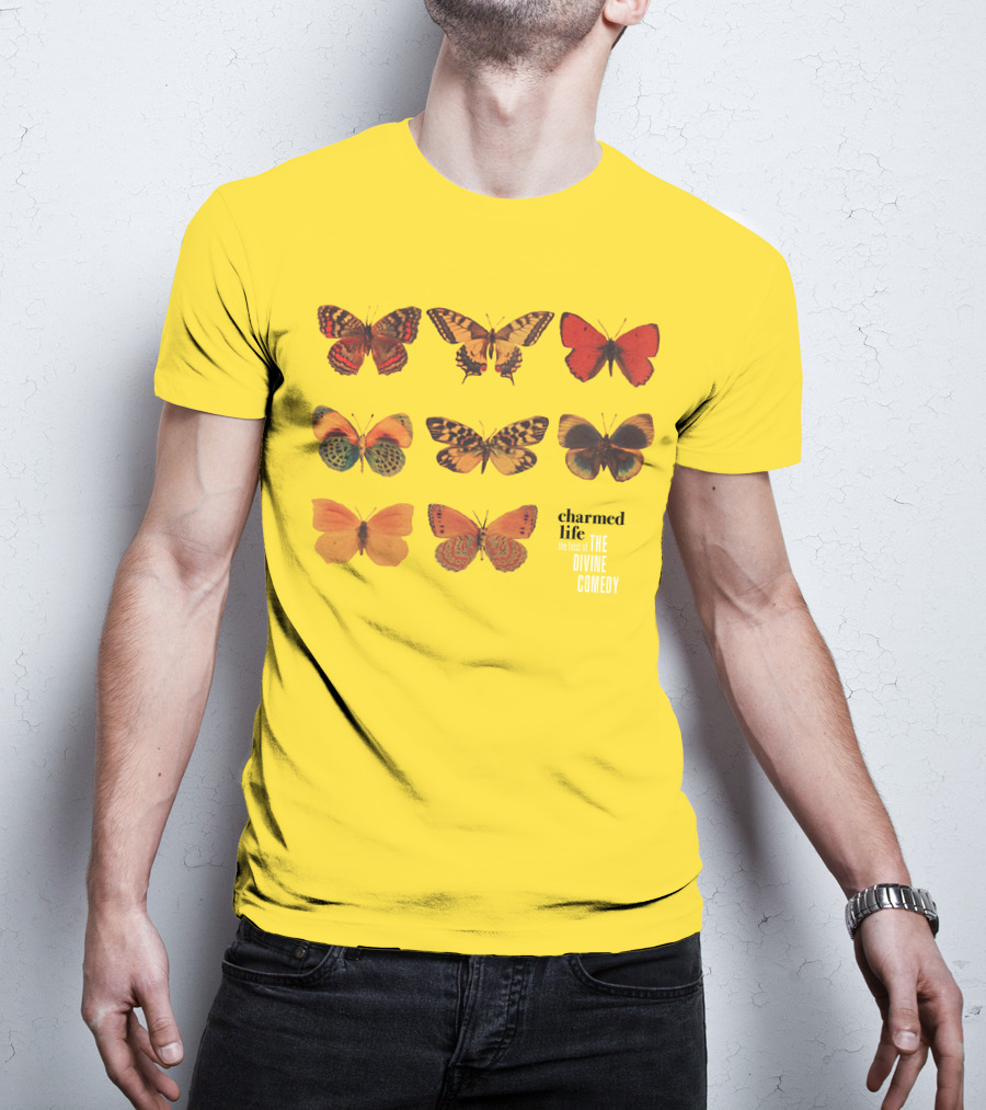 Charmed Life The Best Of The Divine Comedy Butterflies T-Shirt