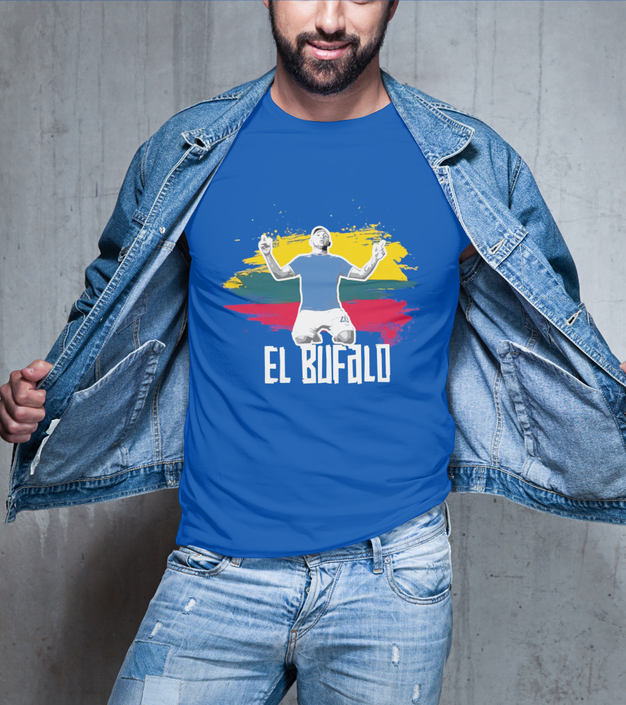 WATP El Bufalo Goal Celebration Colombian Flag Colors T-Shirt