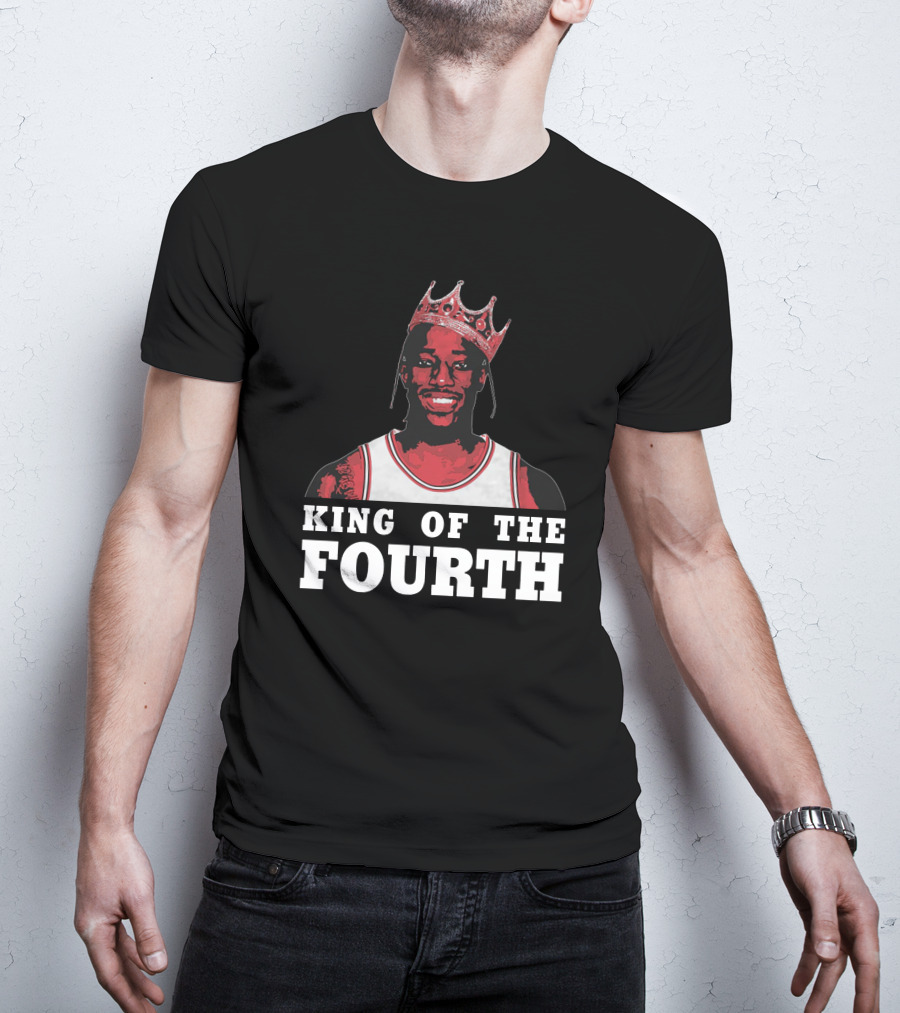 King Of The Fourth Basketball Crown T-Shirt