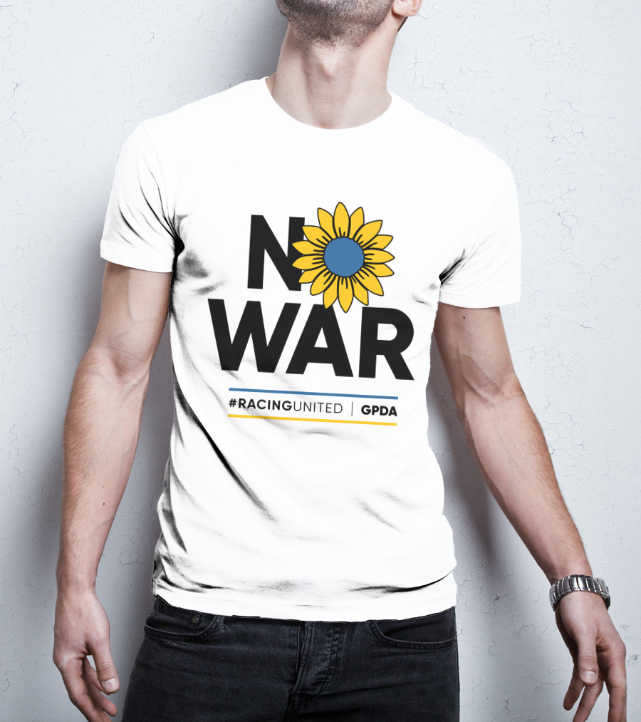 Racing United GPDA No War Sunflower Ricciardo F1 T-Shirt