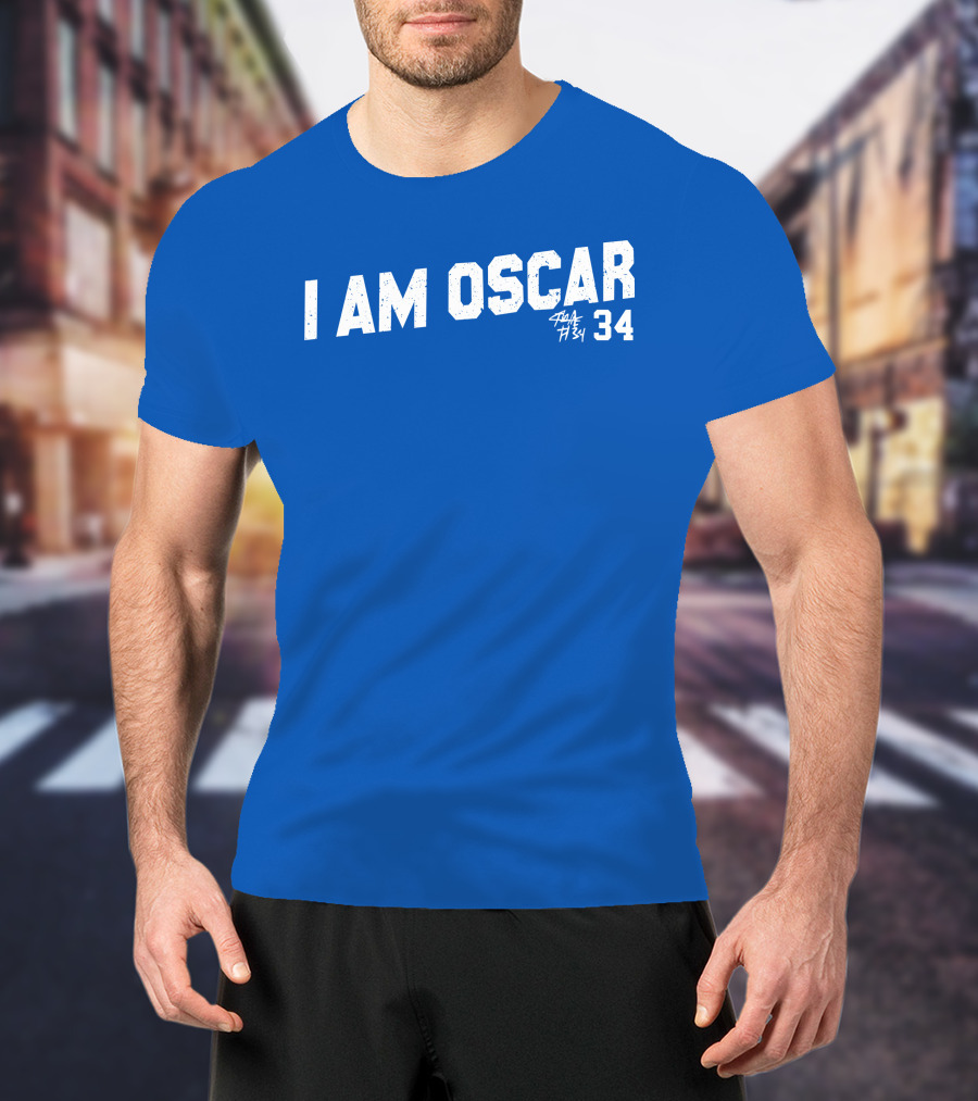 I Am Oscar Ha Se Wo 34 Royal T-Shirt