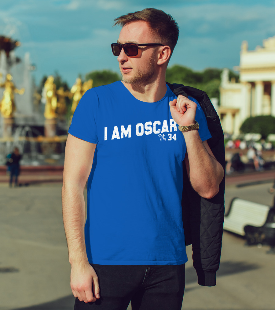 I Am Oscar Ha Se Wo 34 Royal T-Shirt