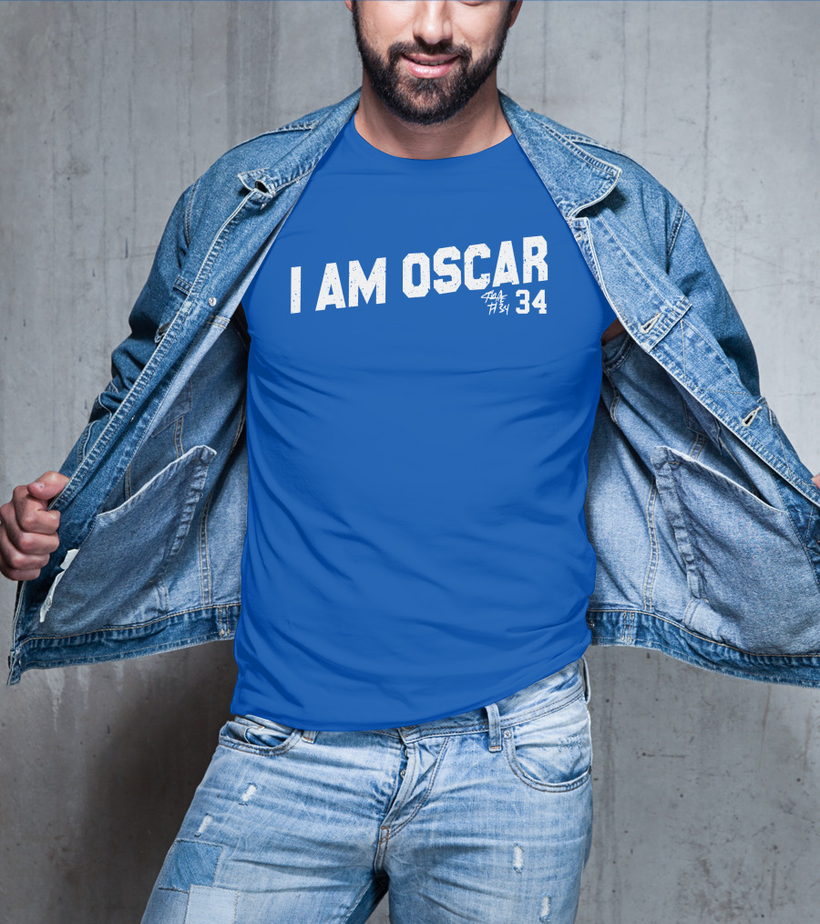 I Am Oscar Ha Se Wo 34 Royal T-Shirt