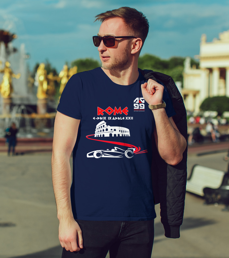 Rome E-Prix IX Aprile XXII AG99 Official Fan Club Antonio Giovinazzi T-Shirt