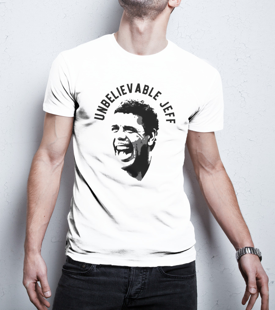 Unbelievable Jeff Iconic Laughing Face T-Shirt