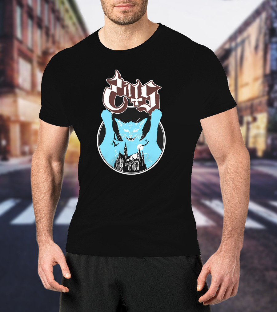 Opussy Cat Gothic Cathedral T-Shirt