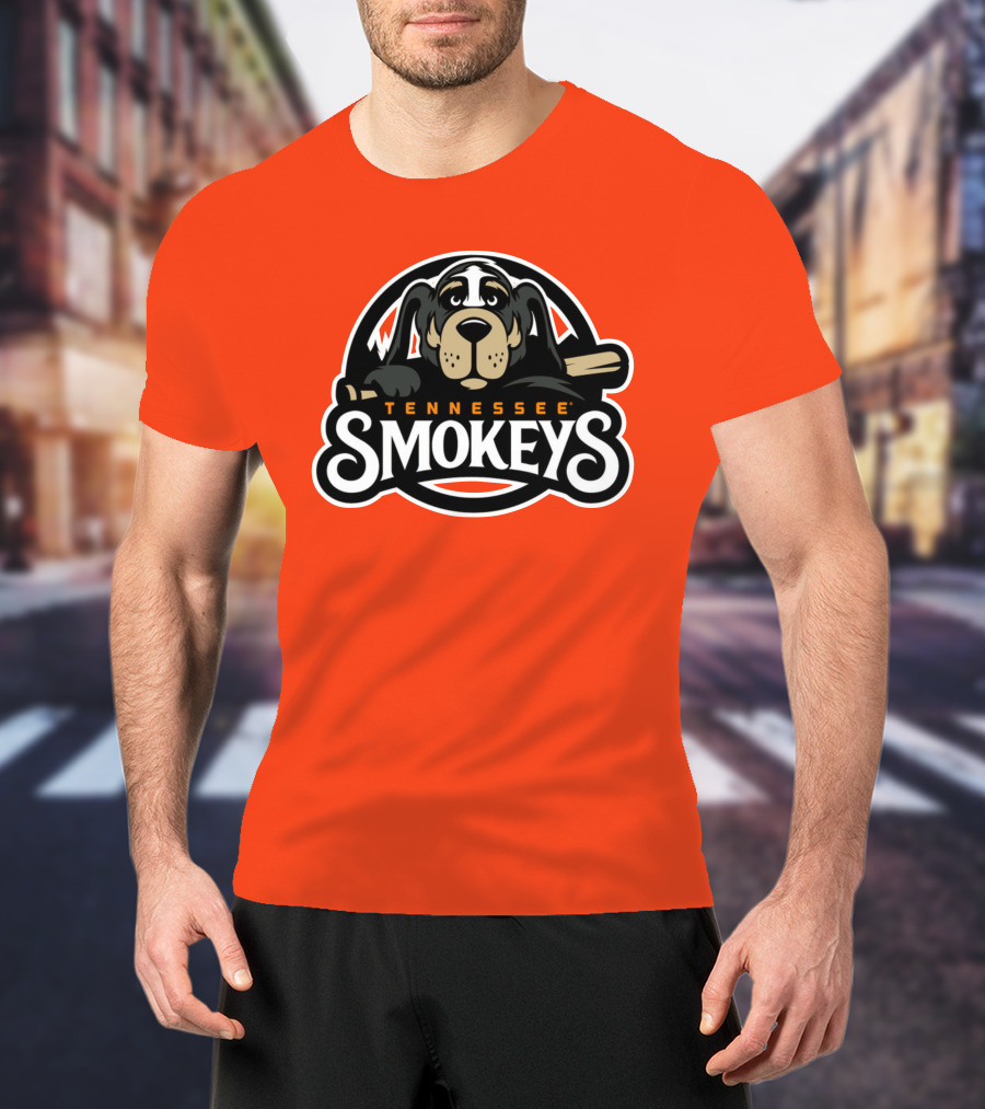 Tennessee Smokeys Baseball Team Mascot T-Shirt