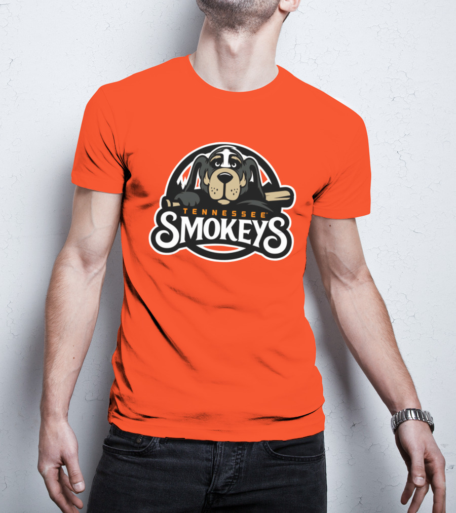 Tennessee Smokeys Baseball Team Mascot T-Shirt