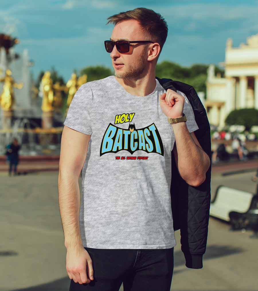 Holy Batcast The All Batman Podcast Classic Bat Emblem T-Shirt