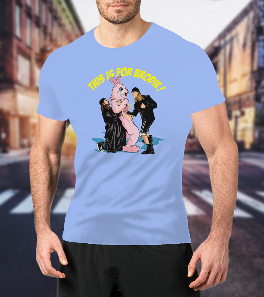 This Is For Brodie Bunny Battle T-Shirt