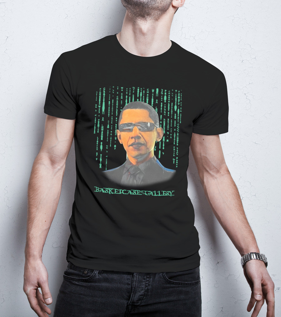Basketcase Gallery Tatum's Barack Obama Matrix T-Shirt