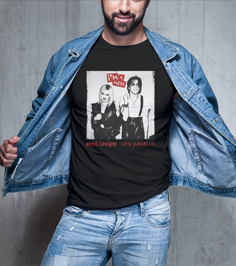 Avril Lavigne I'm A Mess With Yungblud T-Shirt