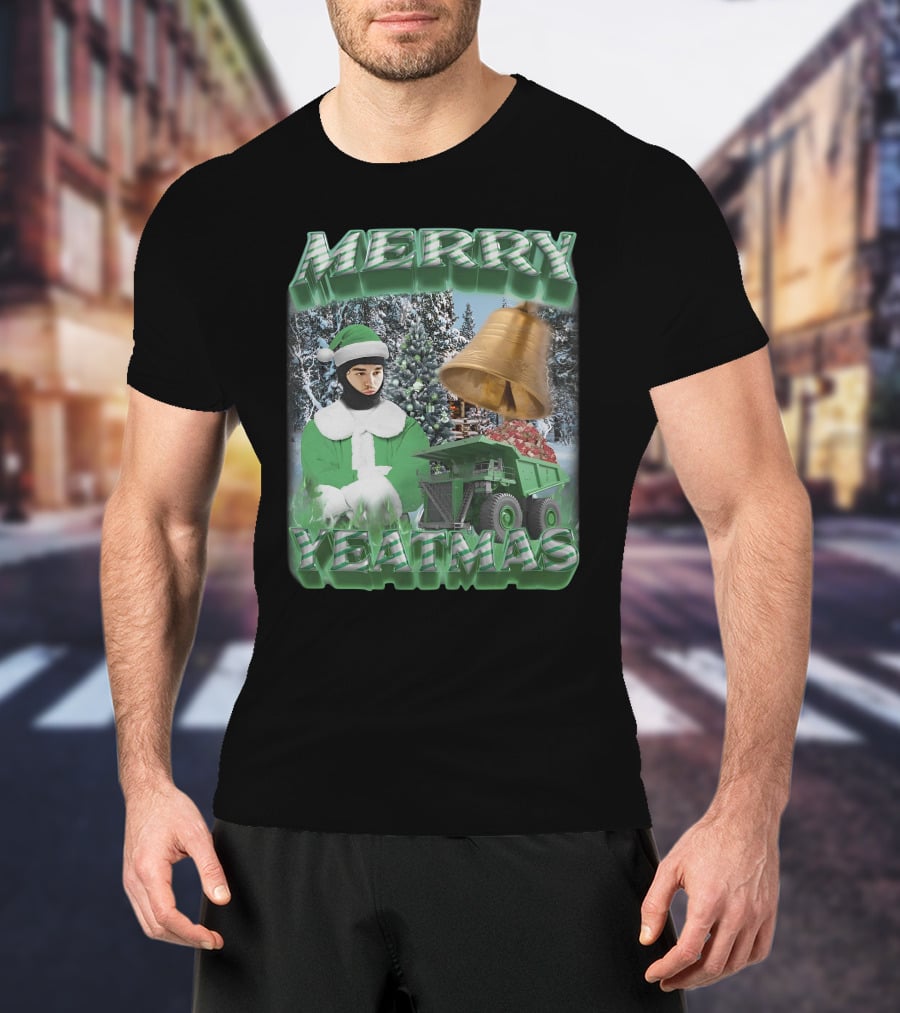Merry Yeatmas Swag Stimulus Holiday Festive Scene With Elf And Golden Bell T-Shirt