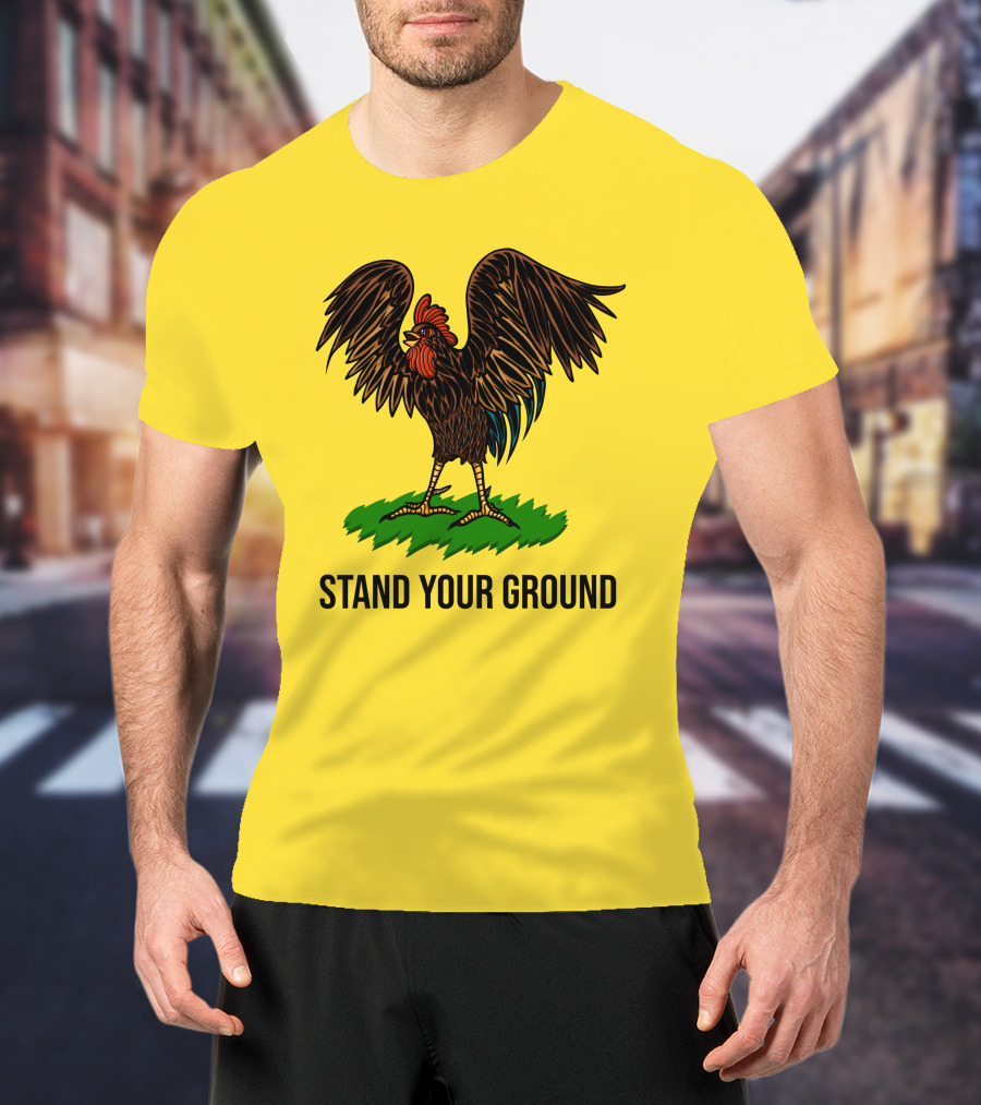 Tim Pool Stand Your Ground Rooster T-Shirt