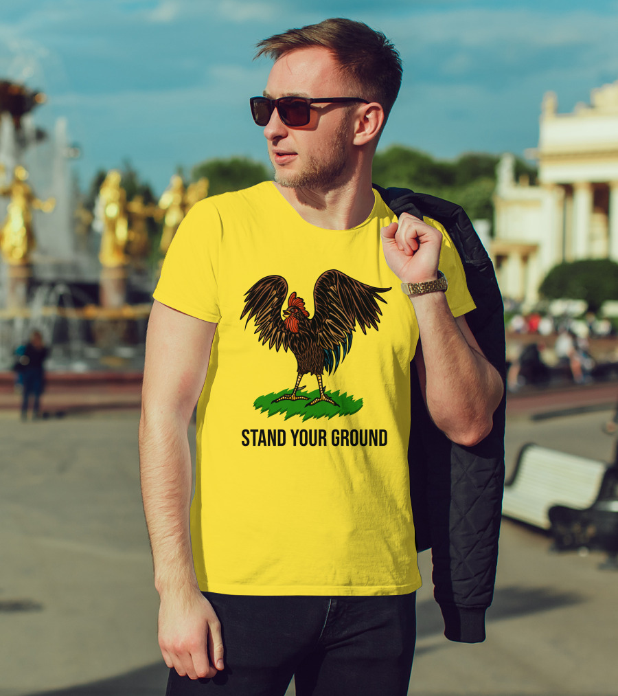 Tim Pool Stand Your Ground Rooster T-Shirt