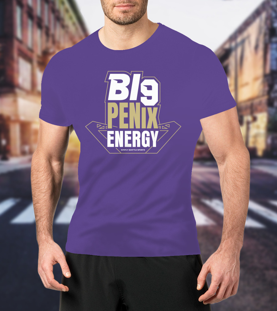 Big Penix Energy Simply Seattle Sports T-Shirt