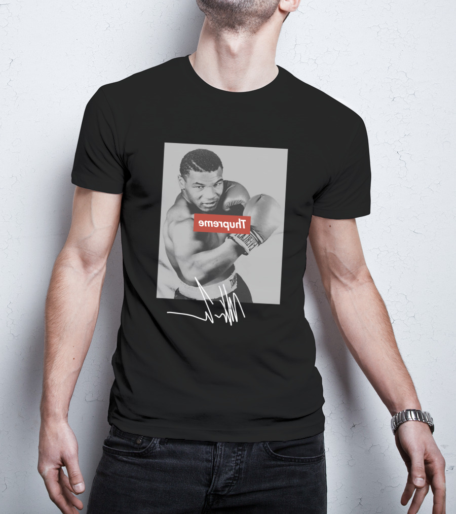 Alycia Baumgardner Thupreme Mike Tyson Signature Boxing Legend T-Shirt