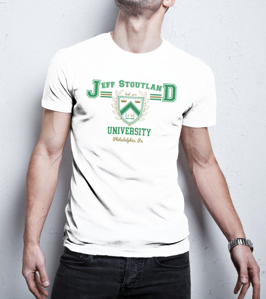 Jeff Stoutland University Philadelphia Pa Est. 2013 Crest T-Shirt