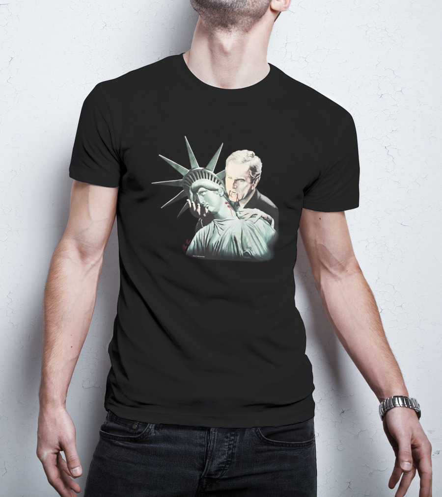 2005 George Bush Alex Ross Vampire Lady Liberty Sean Wotherspoon Vintage Rap T-Shirt