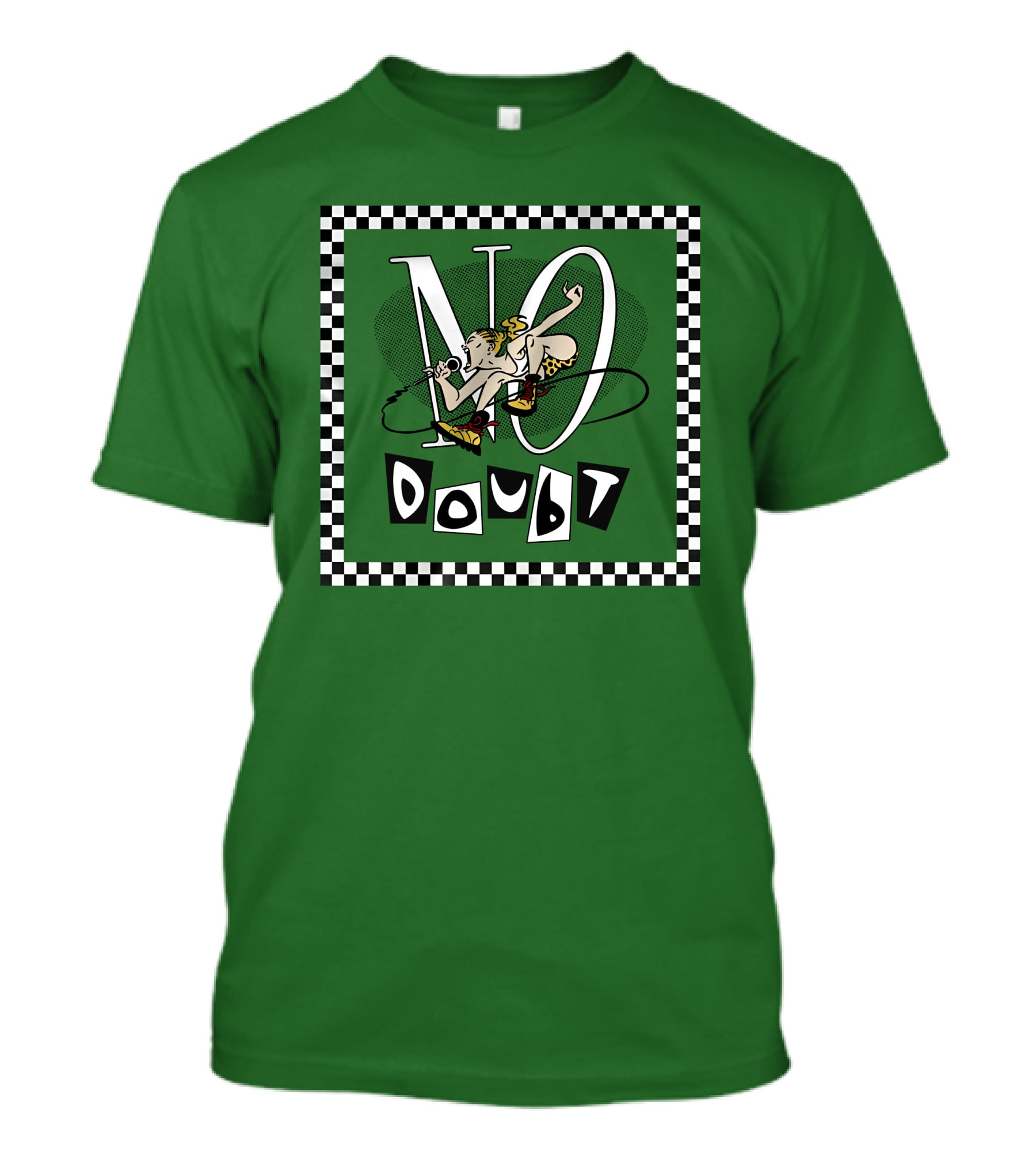 No Doubt Trapped In A Box Checkered T-Shirt