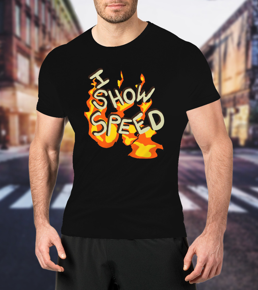 I Show Speed Fire Flames Bro T-Shirt