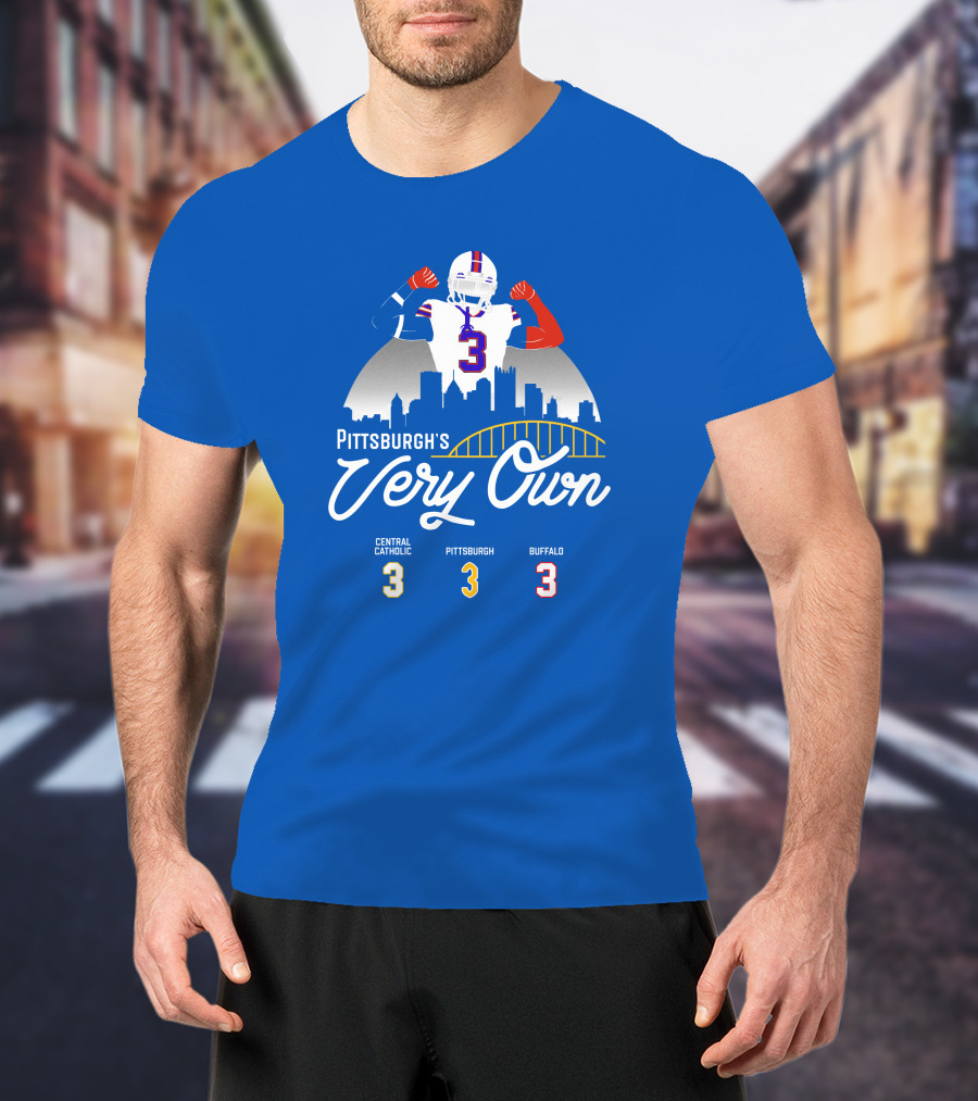 Pittsburgh's Very Own Central Catholic Pittsburgh Buffalo 3 T-Shirt