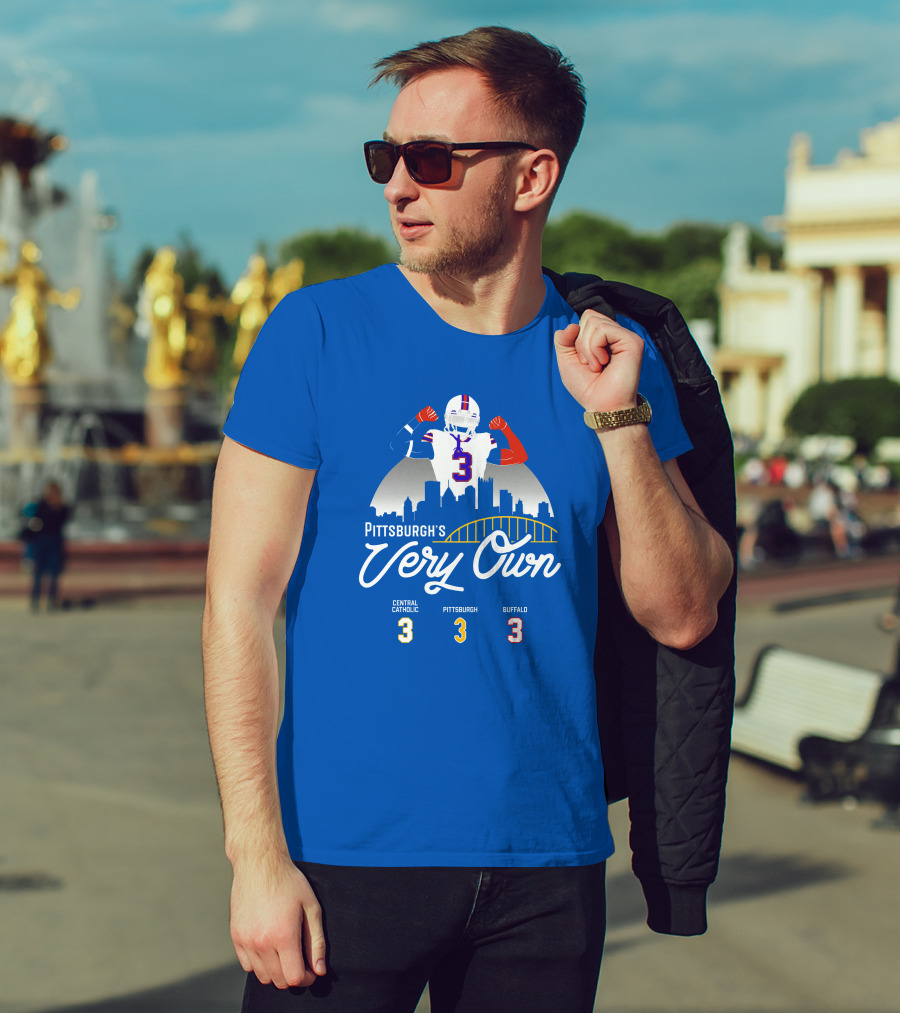 Pittsburgh's Very Own Central Catholic Pittsburgh Buffalo 3 T-Shirt
