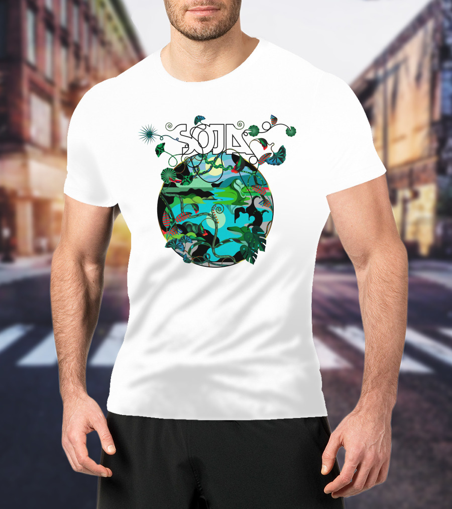 SOJA Earthy Jungle Nature Design Soja Gear T-Shirt