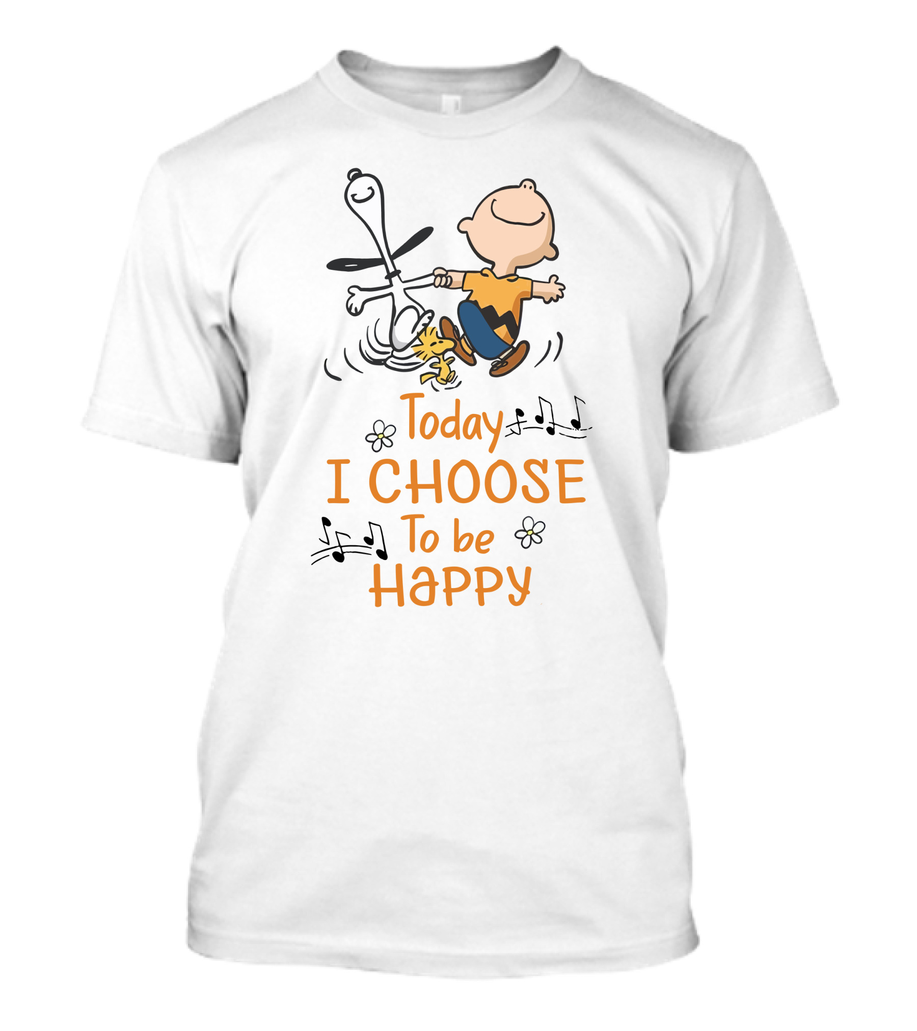 Today I Choose To Be Happy With Snoopy And Woodstock Dance T-Shirt