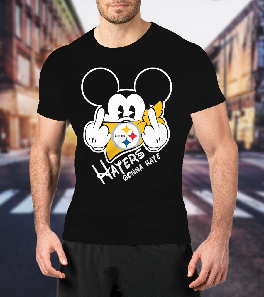 Haters Gonna Hate Mickey Mouse Steelers T-Shirt