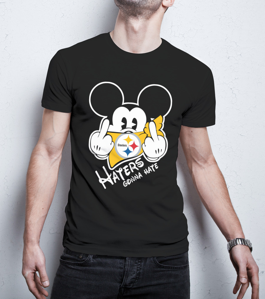 Haters Gonna Hate Mickey Mouse Steelers T-Shirt