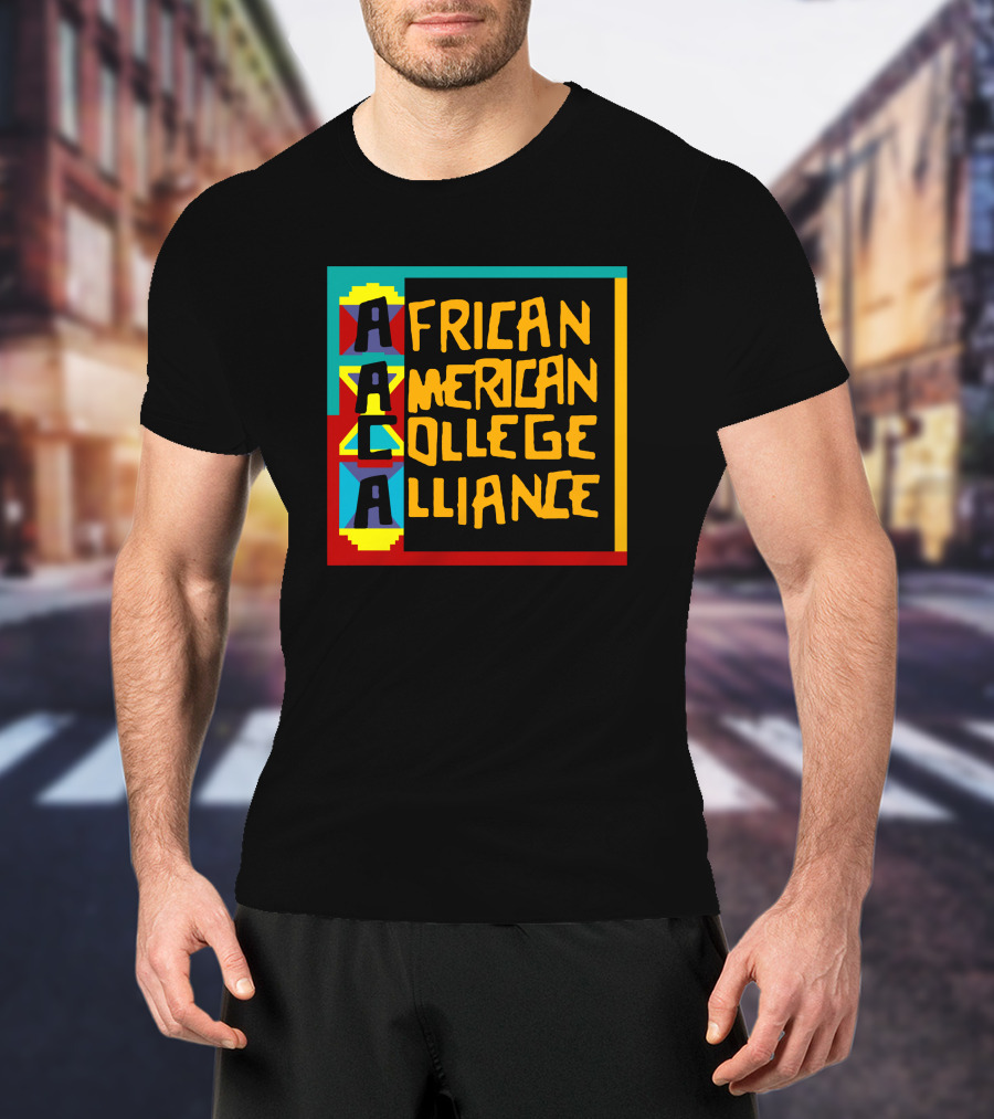 African American College Alliance AACA Matthew A Cherry Clothing Shop T-Shirt