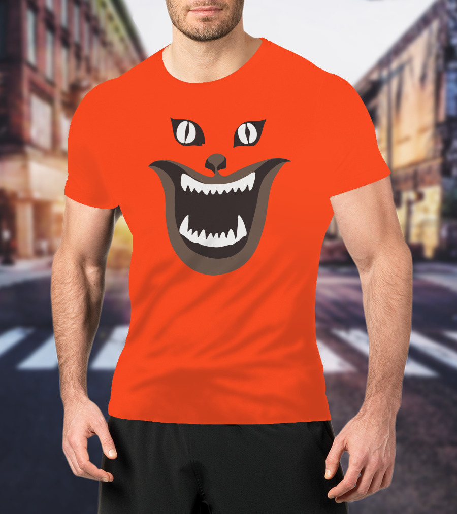 Criterion Channel The Criterion House Horror Cat Face Criterion Merch T-Shirt