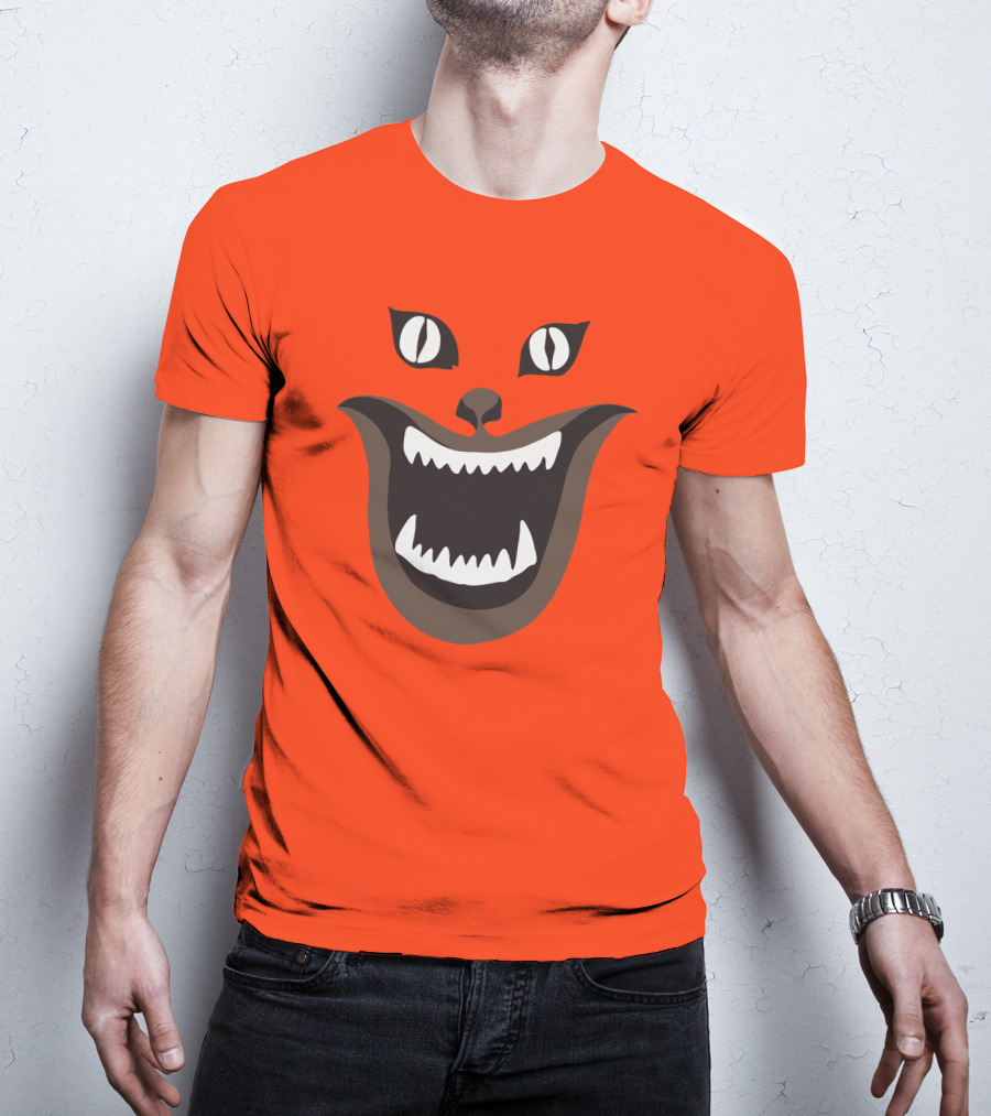 Criterion Channel The Criterion House Horror Cat Face Criterion Merch T-Shirt