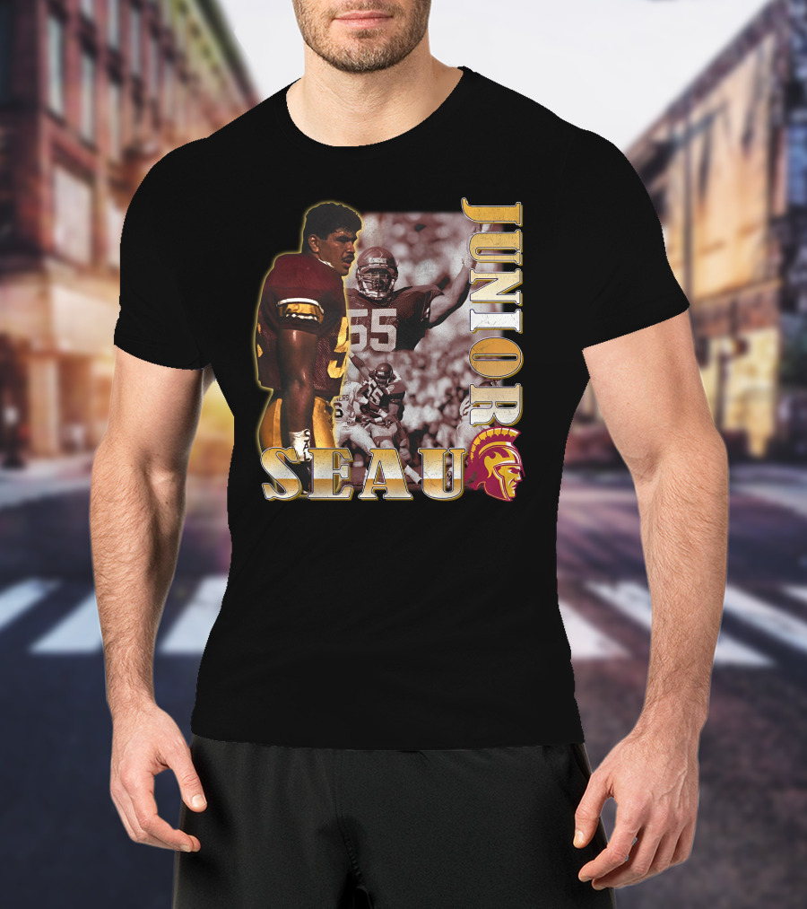 Junior Seau USC Trojans 55 Football Legend T-Shirt