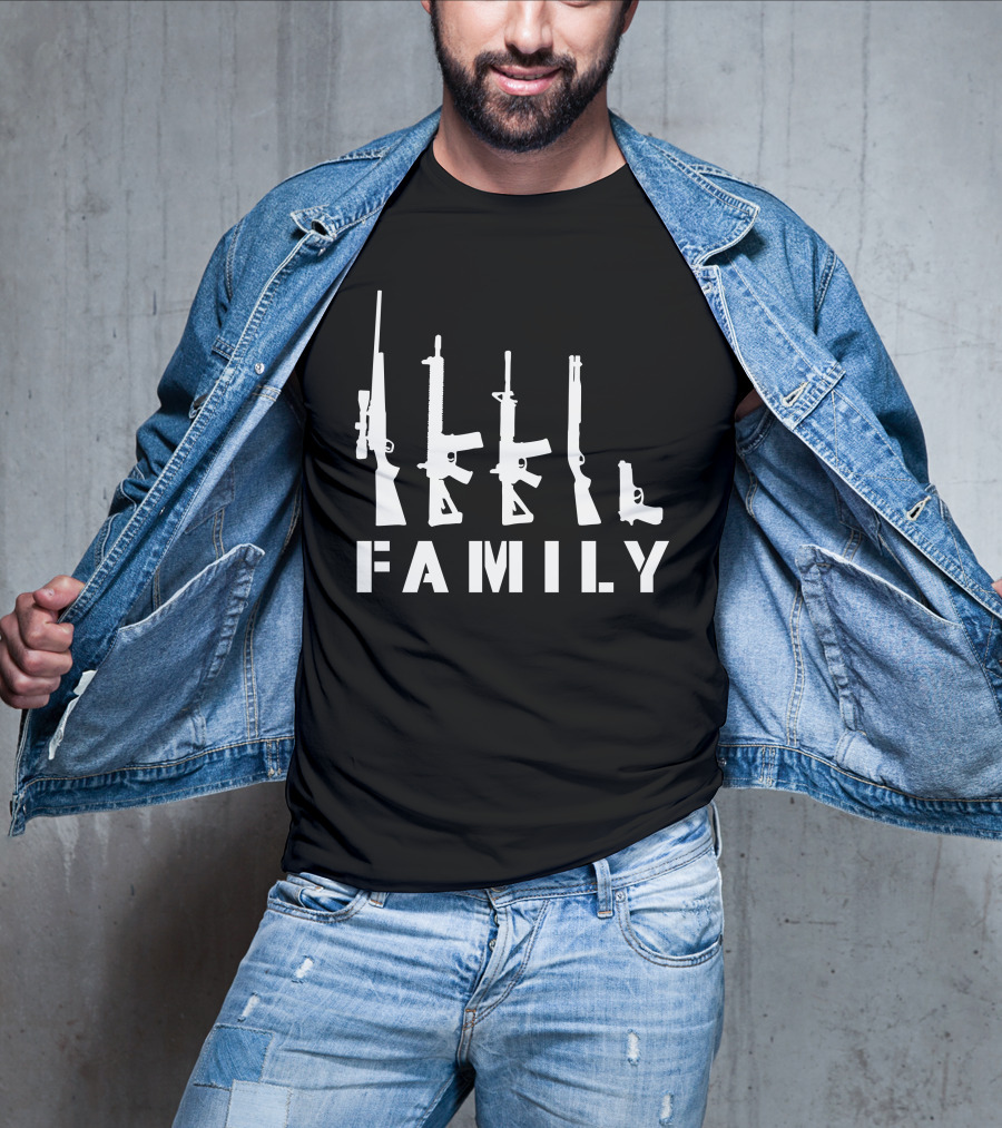 FAMILY Gun Silhouettes Collection T-Shirt