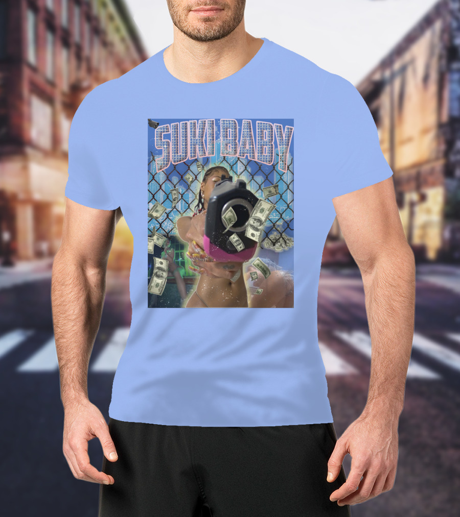Suki Baby Money And Glamour Urban Aesthetic T-Shirt