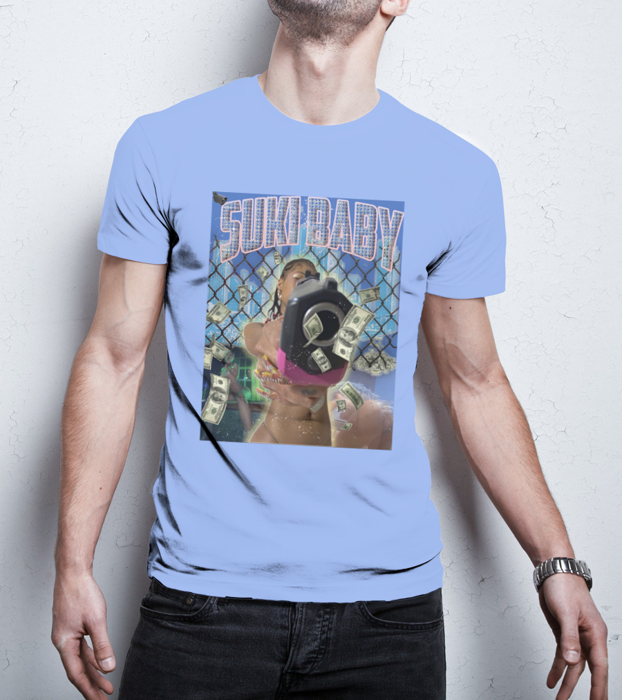 Suki Baby Money And Glamour Urban Aesthetic T-Shirt