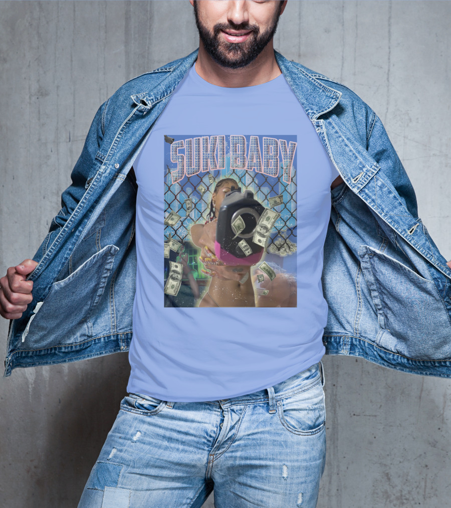 Suki Baby Money And Glamour Urban Aesthetic T-Shirt