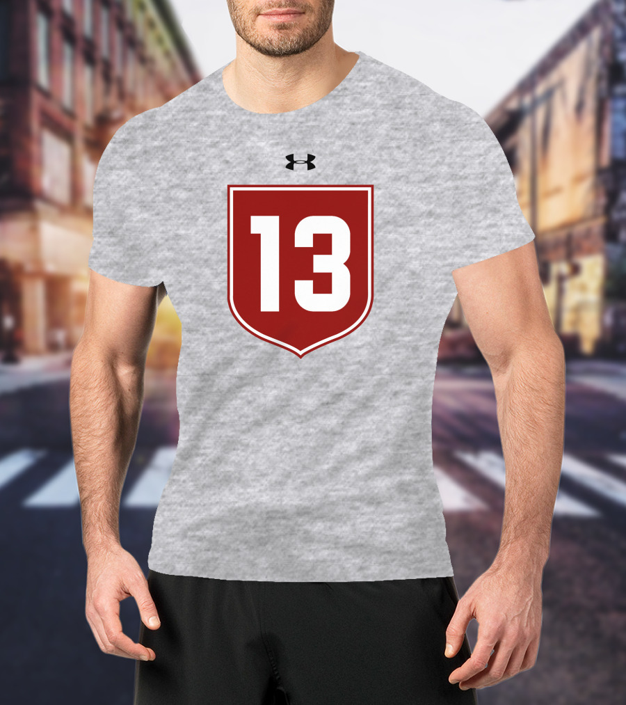 13 Under Armour Red Shield T-Shirt