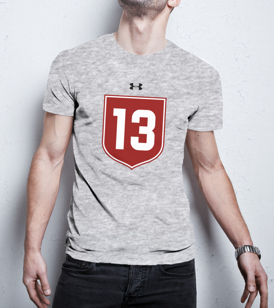 13 Under Armour Red Shield T-Shirt